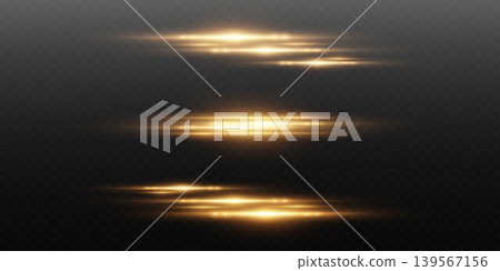 Golden light lines producing a dynamic and vibrant visual design element 139567156