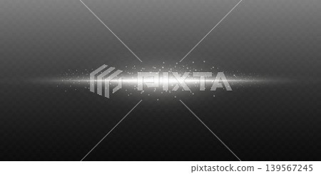 White light streak creating magical sparkling dust trails with optical flare effect White light streak creating magical sparkling dust trails with optical flare effect 139567245
