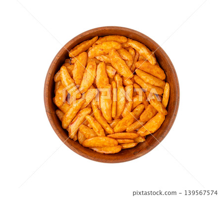 Senbei isolated, kaki no tane rice cracker, japanese crispy snack, sembei, okaki, Asian baked sweets Senbei isolated, kaki no tane rice cracker, japanese crispy snack, sembei, okaki, Asian baked sweets 139567574
