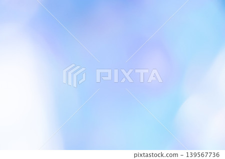 Blue-toned abstract bokeh background material 139567736