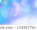 Blue-toned abstract bokeh background material 139567781