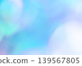 Blue-toned abstract bokeh background material 139567805