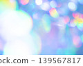 Blue-toned abstract bokeh background material 139567817