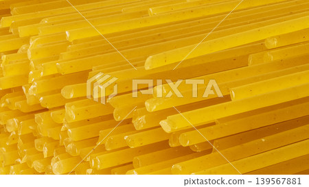 Dry spaghetti macro pattern, raw spagetti detailed texture 139567881
