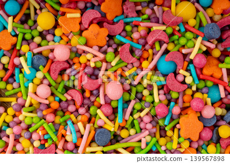 Candy Sprinkle Texture Background Candy Sprinkle Texture Background 139567898