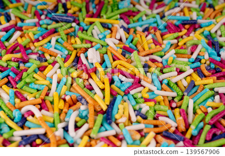Candy Sprinkle Texture Background Candy Sprinkle Texture Background 139567906