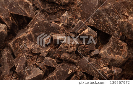 Grated Chocolate Pile Pattern Grated Chocolate Pile Pattern 139567972