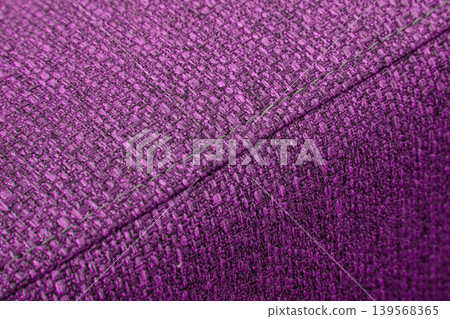 Textured pink furniture fabric with stitching Textured pink furniture fabric with stitching 139568365