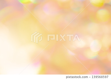 Orange-toned abstract bokeh background material 139568597