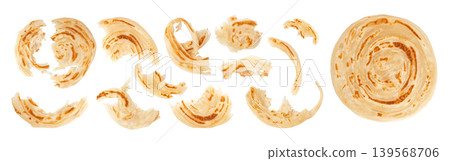Kerala porotta known as paratha or parotta 139568706