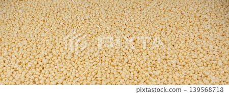 Puffed millet textured background Puffed millet textured background 139568718