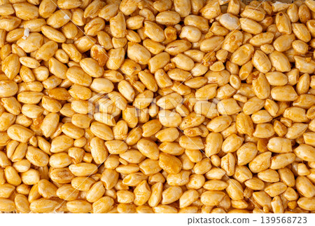 Puffed rice bar pattern, sweet wheat kozinaki Puffed rice bar pattern, sweet wheat kozinaki 139568723