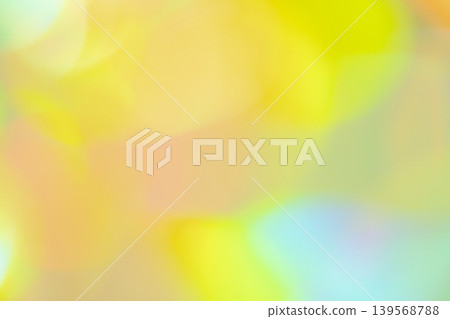 Yellow-toned abstract bokeh background material 139568788