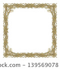 Watercolor rustic square frame of hay, forming wreath. Natural organic texture with a soft vintage feel, ideal for Easter designs, branding, invitations, packaging, and seasonal stationery 139569078