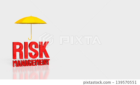 Protecting Business Through Risk Management 3d render. Protecting Business Through Risk Management 3d render. 139570551