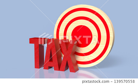 Targeted Tax Planning Strategy 3d render. Targeted Tax Planning Strategy 3d render. 139570558