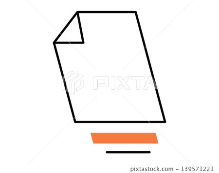 Minimalist paper sheet with folded corner vector illustration. Business documentation, office management, digital filing, contract signing, creative writing, project planning. Document page Minimalist paper sheet with folded corner vector illustration. Business documentation, office management, digital filing, contract signing, creative writing, project planning. Document page 139571221