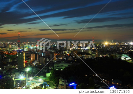 從北托比亞眺望東京市中心夜景 從北托比亞眺望東京市中心夜景 139571595