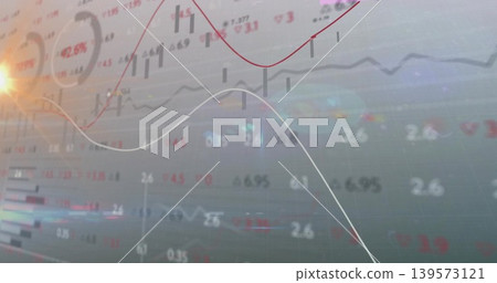 Displaying translucent market chart overlay on trading screen, showing candlesticks and trend lines Displaying translucent market chart overlay on trading screen, showing candlesticks and trend lines 139573121