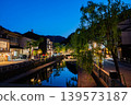 城崎溫泉小鎮夜景、大谷川、柳樹 139573187