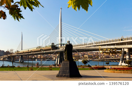View of Golden Horn Metro Bridge, Istanbul View of Golden Horn Metro Bridge, Istanbul 139576120