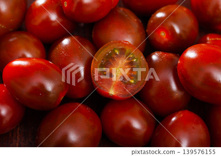Cherry tomatoes, close-up view Cherry tomatoes, close-up view 139576155