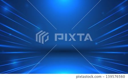 Abstract futuristic blue background with soft lines and sparkle lights. Vector illustration Abstract futuristic blue background with soft lines and sparkle lights. Vector illustration 139576560