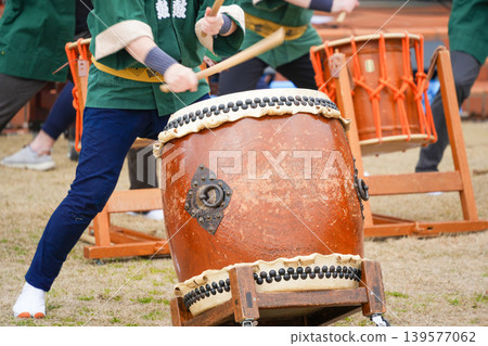 Japanese drum performance Japanese drum performance 139577062