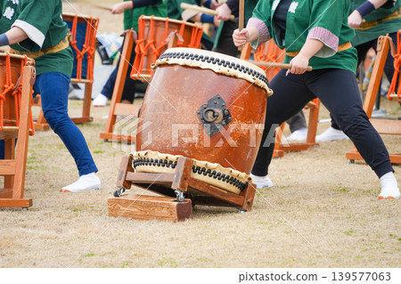 Japanese drum performance Japanese drum performance 139577063