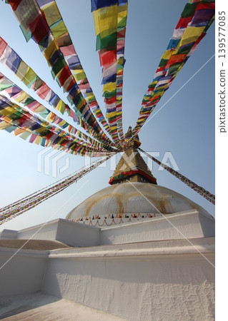 World Cultural Heritage Kathmandu Valley Boudhanath with the largest stupa of Tibetan Buddhism in Nepal World Cultural Heritage Kathmandu Valley Boudhanath with the largest stupa of Tibetan Buddhism in Nepal 139577085