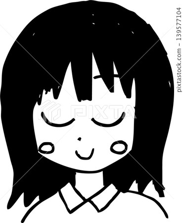 一幅可愛的單色插畫,描繪了一個女孩表達感謝的場景。 733studio arumi lil9ap 一幅可愛的單色插畫,描繪了一個女孩表達感謝的場景。 733studio arumi lil9ap 139577104
