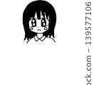 Simple girl's face icon 733studio arumi lil9ap 139577106