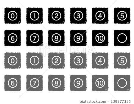 CTA按鈕套裝(20個,筆形/方形/數字),黑色/灰色 CTA按鈕套裝(20個,筆形/方形/數字),黑色/灰色 139577335