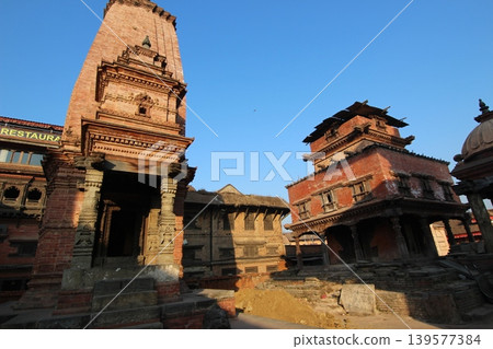 Beautiful scenery of Durbar Square in Bhaktapur, Nepal Beautiful scenery of Durbar Square in Bhaktapur, Nepal 139577384