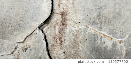 Abstract Cracked Concrete Wall Texture Background 139577700