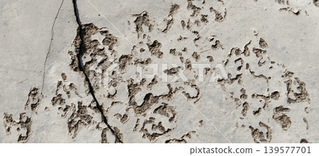Abstract Cracked Concrete Wall Texture Background 139577701