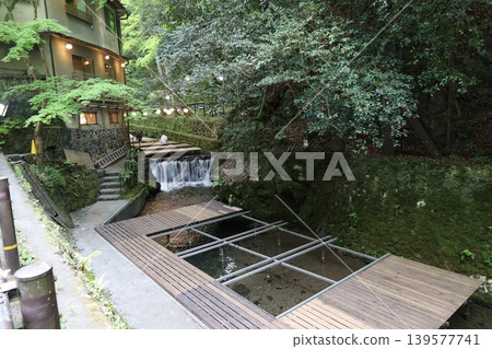 A view of the approach to Kifune Shrine in Sakyo Ward, Kyoto City. A view of the approach to Kifune Shrine in Sakyo Ward, Kyoto City. 139577741