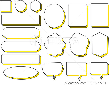 Speech bubbles, illustrations, vectors, dialogue, sets, speech bubbles, materials, icons, frames, variations Speech bubbles, illustrations, vectors, dialogue, sets, speech bubbles, materials, icons, frames, variations 139577791