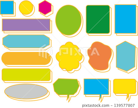 Speech bubbles, illustrations, vectors, dialogue, sets, speech bubbles, materials, icons, frames, variations Speech bubbles, illustrations, vectors, dialogue, sets, speech bubbles, materials, icons, frames, variations 139577807