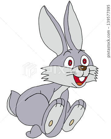 A fun animal illustration ☆ Rabbit A fun animal illustration ☆ Rabbit 139577895