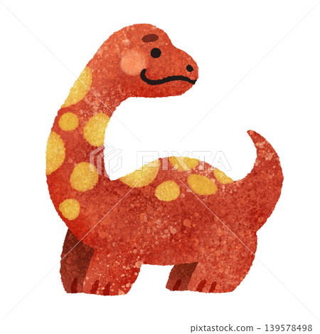 Cute hand-drawn dinosaur illustrations 139578498