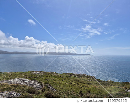 Coastal landscape with sea and blue sky Coastal landscape with sea and blue sky 139579235
