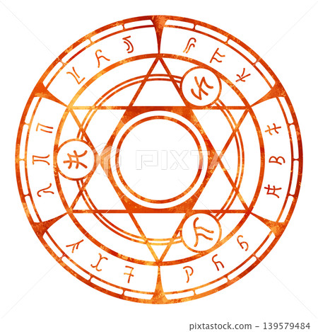 Magic circle (red) Magic circle (red) 139579484