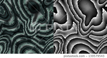 Seamless pattern of stacked metal wall. Metallic texture via an alpha channel. Seamless pattern of stacked metal wall. Metallic texture via an alpha channel. 139579543