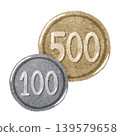 Cute hand-drawn money illustration material Cute hand-drawn money illustration material 139579658