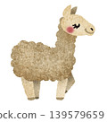 Cute hand-drawn llama illustration material Cute hand-drawn llama illustration material 139579659