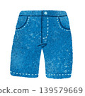 Cute hand-drawn illustration of pants Cute hand-drawn illustration of pants 139579669
