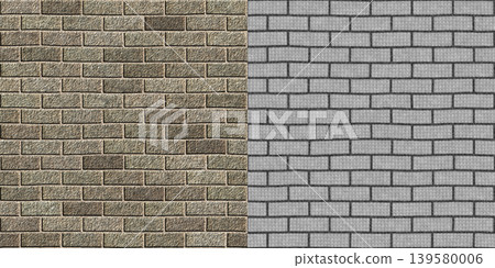 Old grey brick wall background. Block texture via an alpha channel. Old grey brick wall background. Block texture via an alpha channel. 139580006