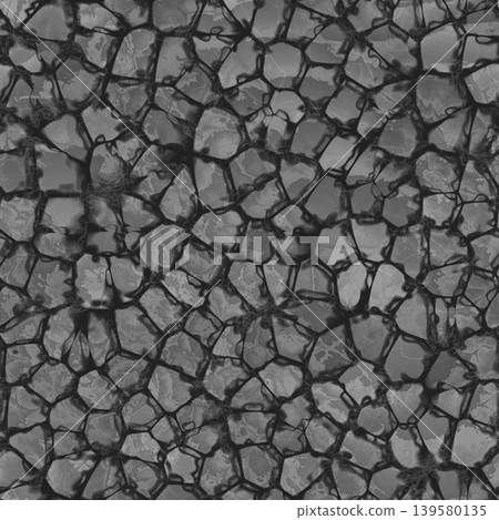 Seamless pattern of granite outdoor tiled. High-resolution photo filter. 139580135