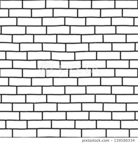 White Brick Wall Outline Mask and Pattern Map White Brick Wall Outline Mask and Pattern Map 139580334